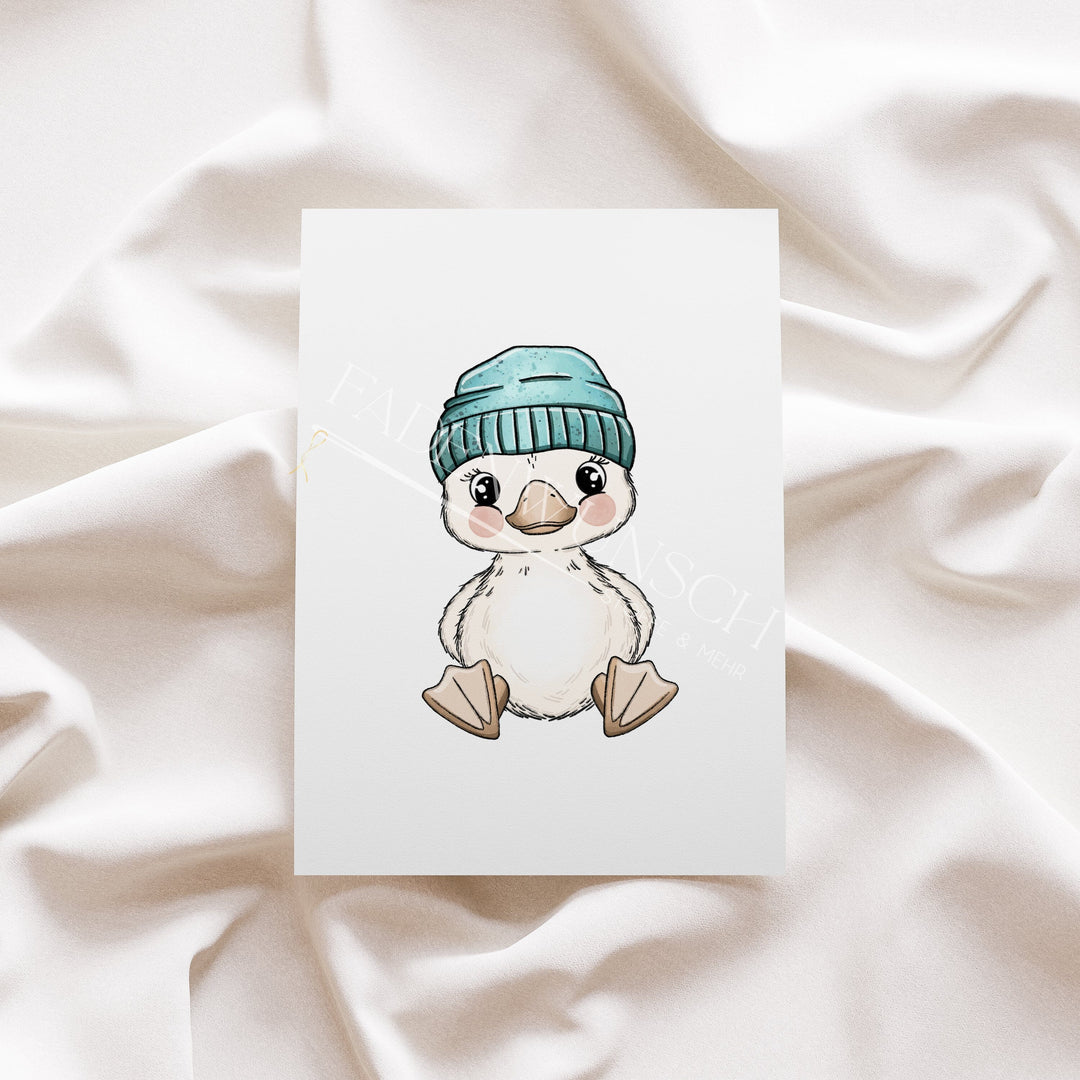 Vorbestellung | Bügelbild "Gänsebaby Boy" fadenwunsch 