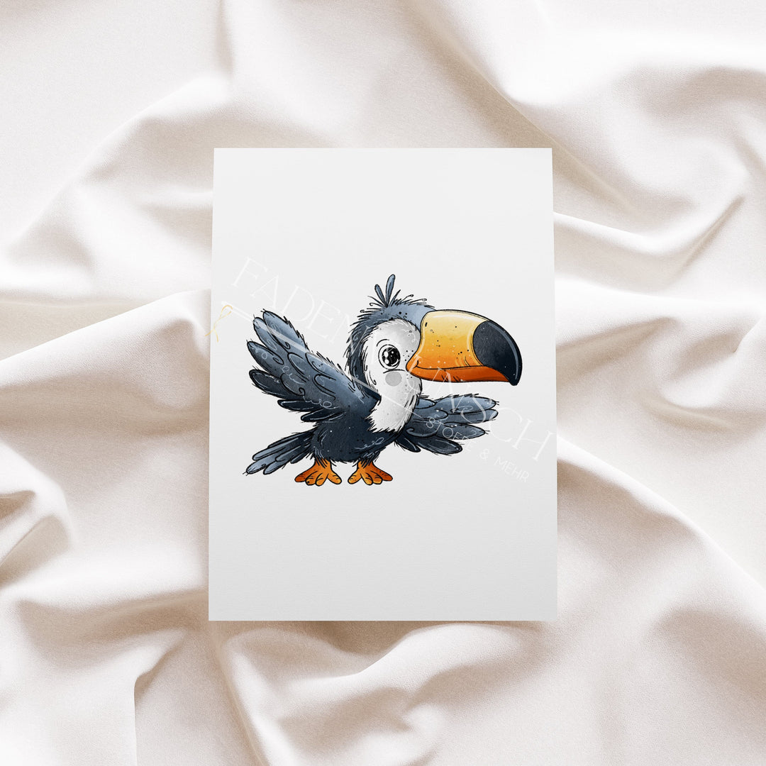 Vorbestellung | Bügelbild "Kleiner Tucan 2" fadenwunsch 