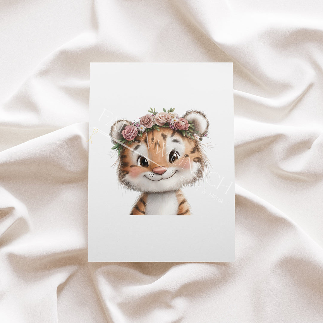 Vorbestellung | Bügelbild "Little Tiger Love 1" fadenwunsch 