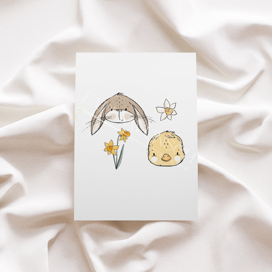 Vorbestellung | Bügelbild "Frühblüherli" fadenwunsch 