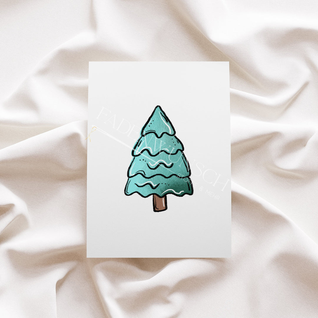Vorbestellung | Bügelbild "Xmas Parts Tannenbaum" fadenwunsch 