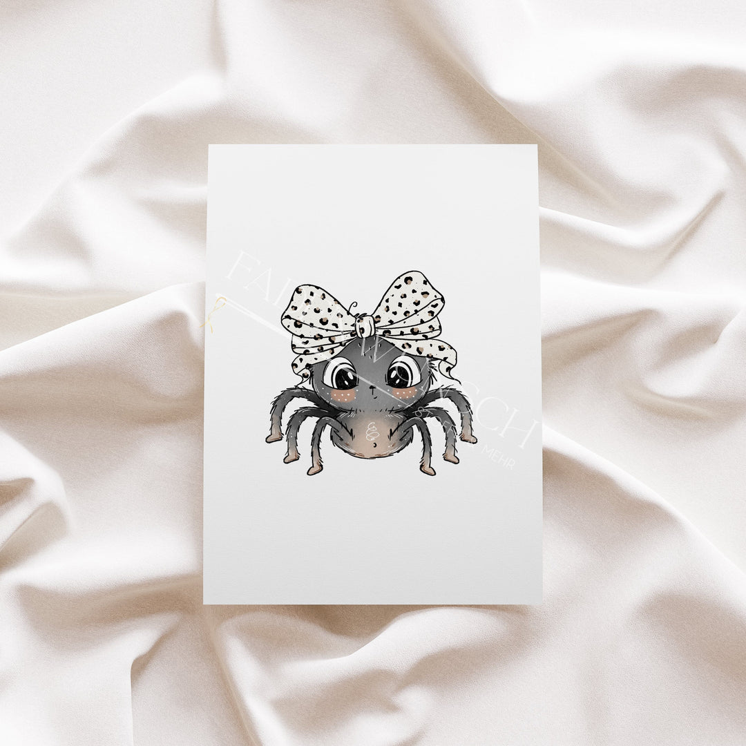 Vorbestellung | Bügelbild "Kleine Spinne Girl 1" fadenwunsch 