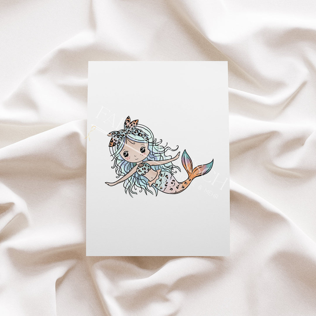 Vorbestellung | Bügelbild "Mermaid Dreams Leo 2" fadenwunsch 