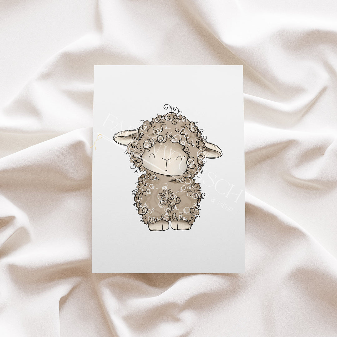 Vorbestellung | Bügelbild "Lämmchen 4" fadenwunsch 