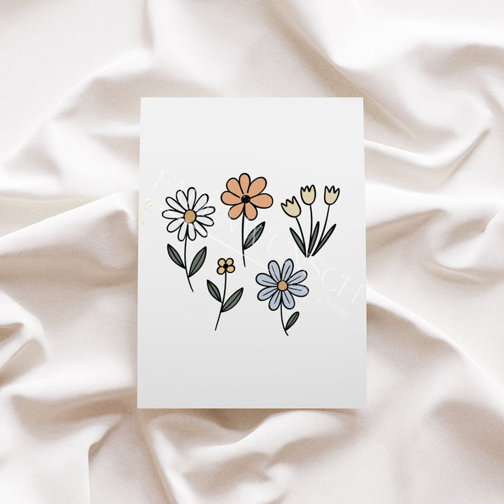 Vorbestellung | Bügelbild "Simply Bloom" fadenwunsch 