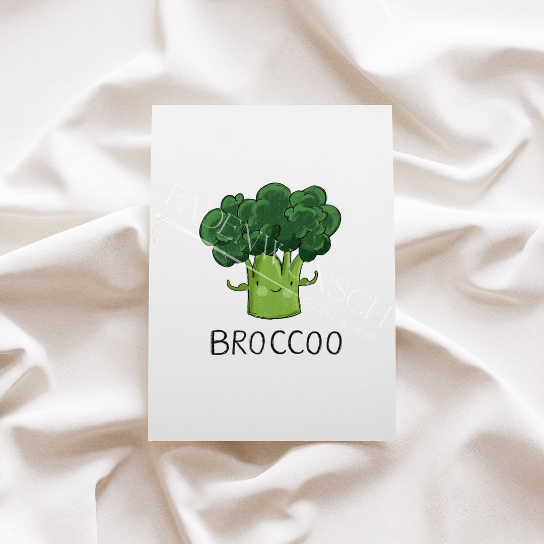 Vorbestellung | Bügelbild "Brokkoli Power" fadenwunsch 