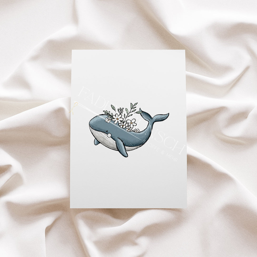 Vorbestellung | Bügelbild "Walflowers" fadenwunsch 