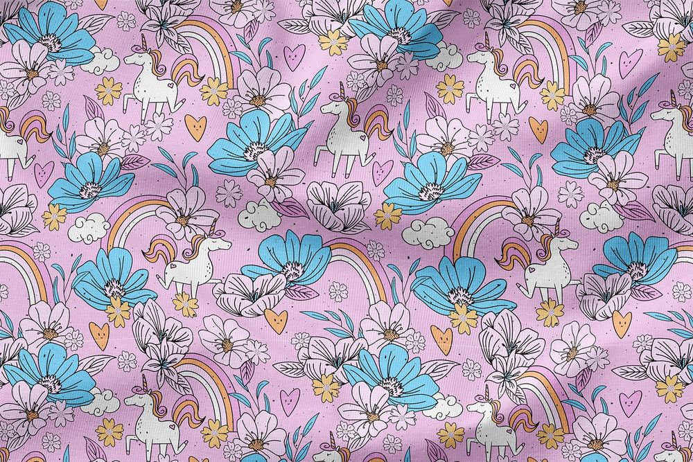 Vorbestellung | "Floral Unicorn - Pink" fadenwunsch 