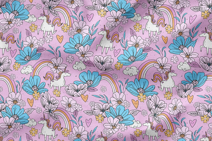 Vorbestellung | "Floral Unicorn - Pink" fadenwunsch 
