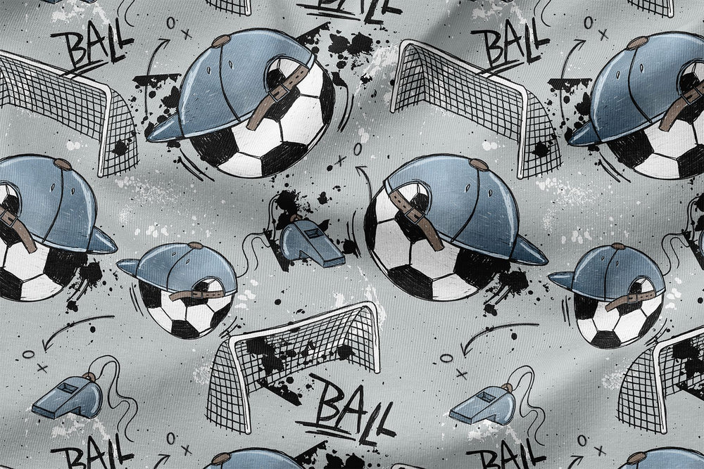 Vorbestellung | "Fußball Scratch - Grau" fadenwunsch 