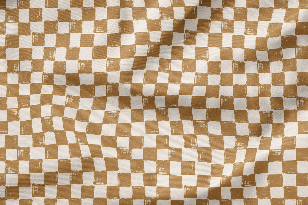Vorbestellung | "Schachbrettmuster Beige Gold" fadenwunsch 