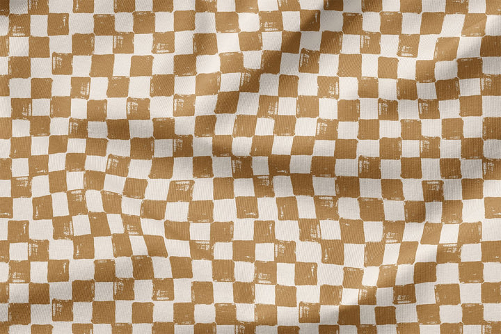Vorbestellung | "Schachbrettmuster Beige Gold" fadenwunsch 