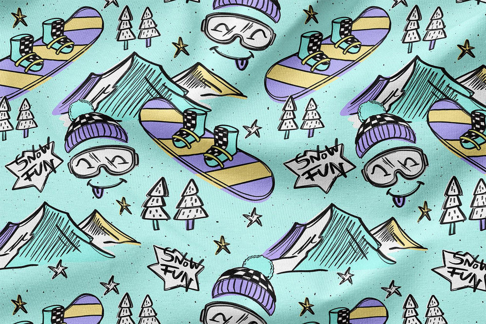 Vorbestellung | "Snow Fun - Mint" fadenwunsch 