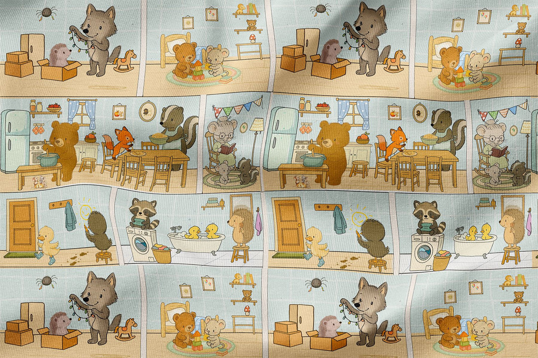 Vorbestellung | "Wimmelstoff Alltag" fadenwunsch 