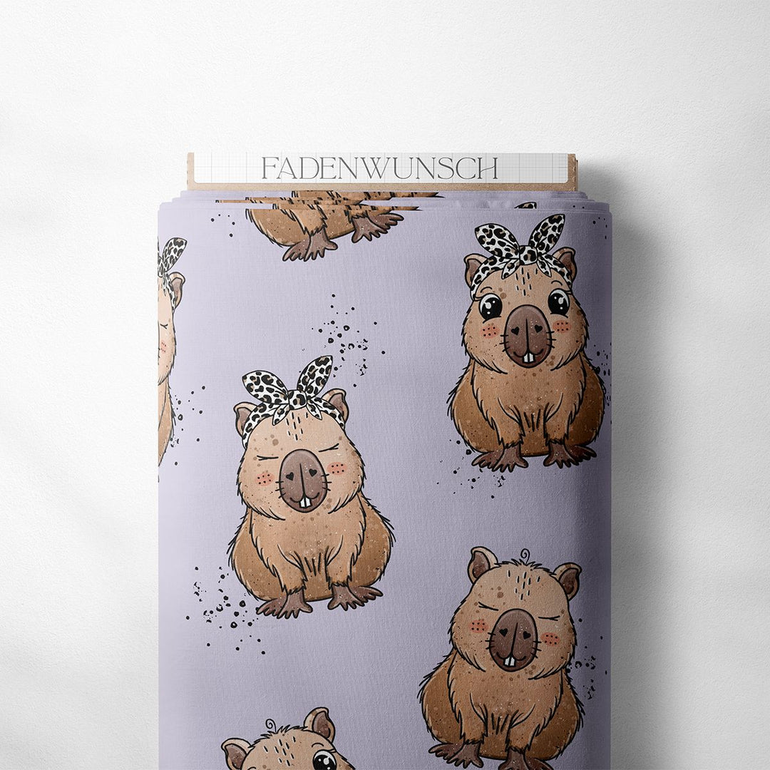 Vorbestellung | "Capybara - Flieder Leo" fadenwunsch 