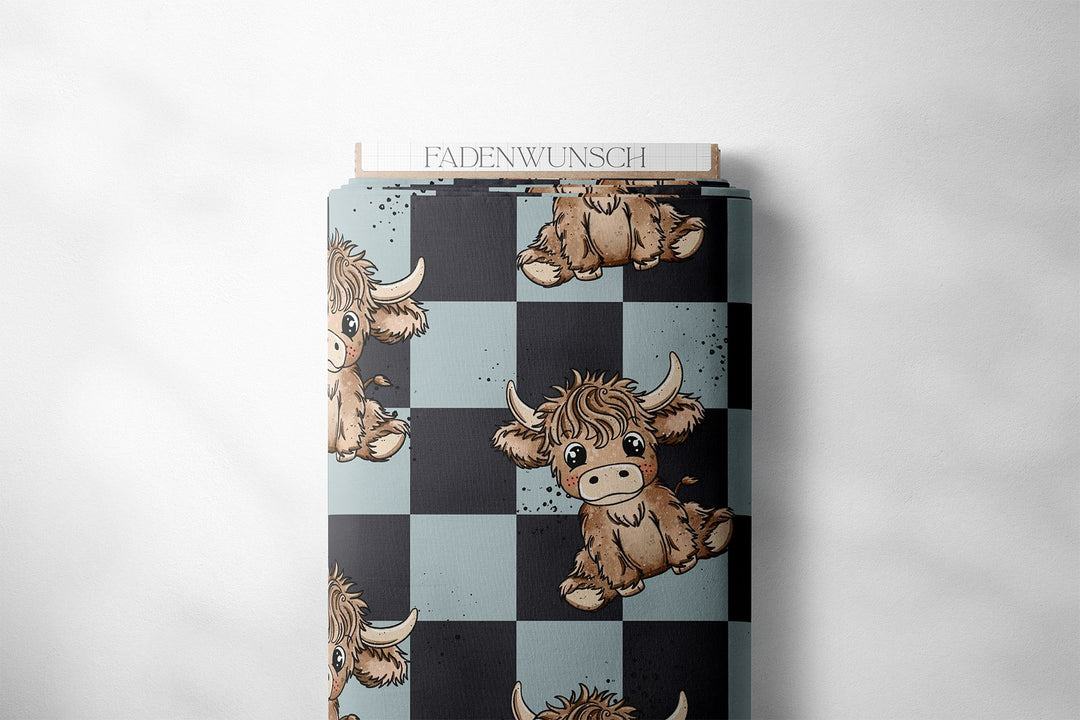 „Fred der kleine Zottelbulle – Highland Cowi“ fadenwunsch 