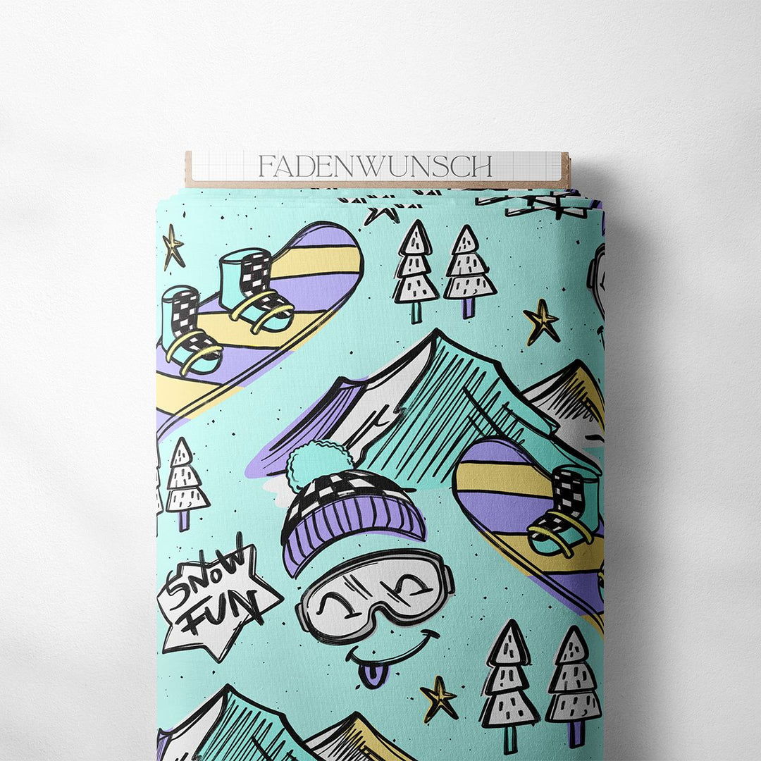 "Snow Fun - Mint" fadenwunsch 
