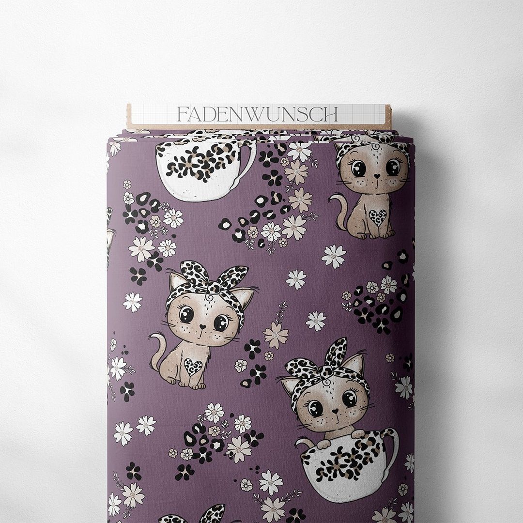 Vorbestellung | "Tassenkitty - Leo Lila" fadenwunsch 