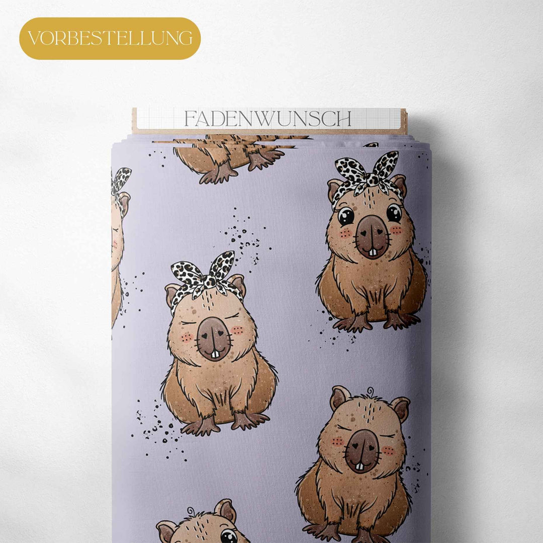 Vorbestellung | "Capybara - Flieder Leo" fadenwunsch 