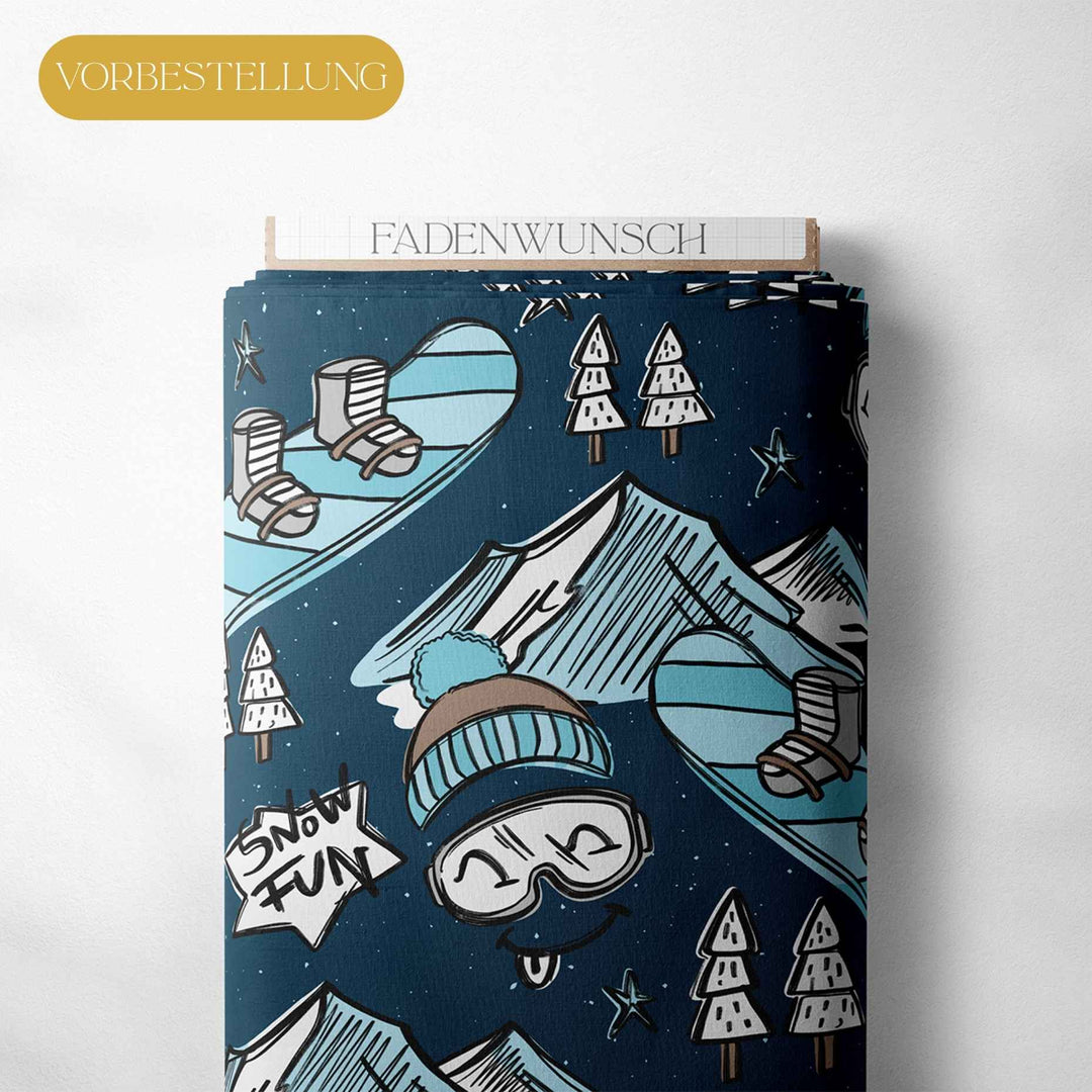 Vorbestellung | "Snow Fun - Blau" fadenwunsch 