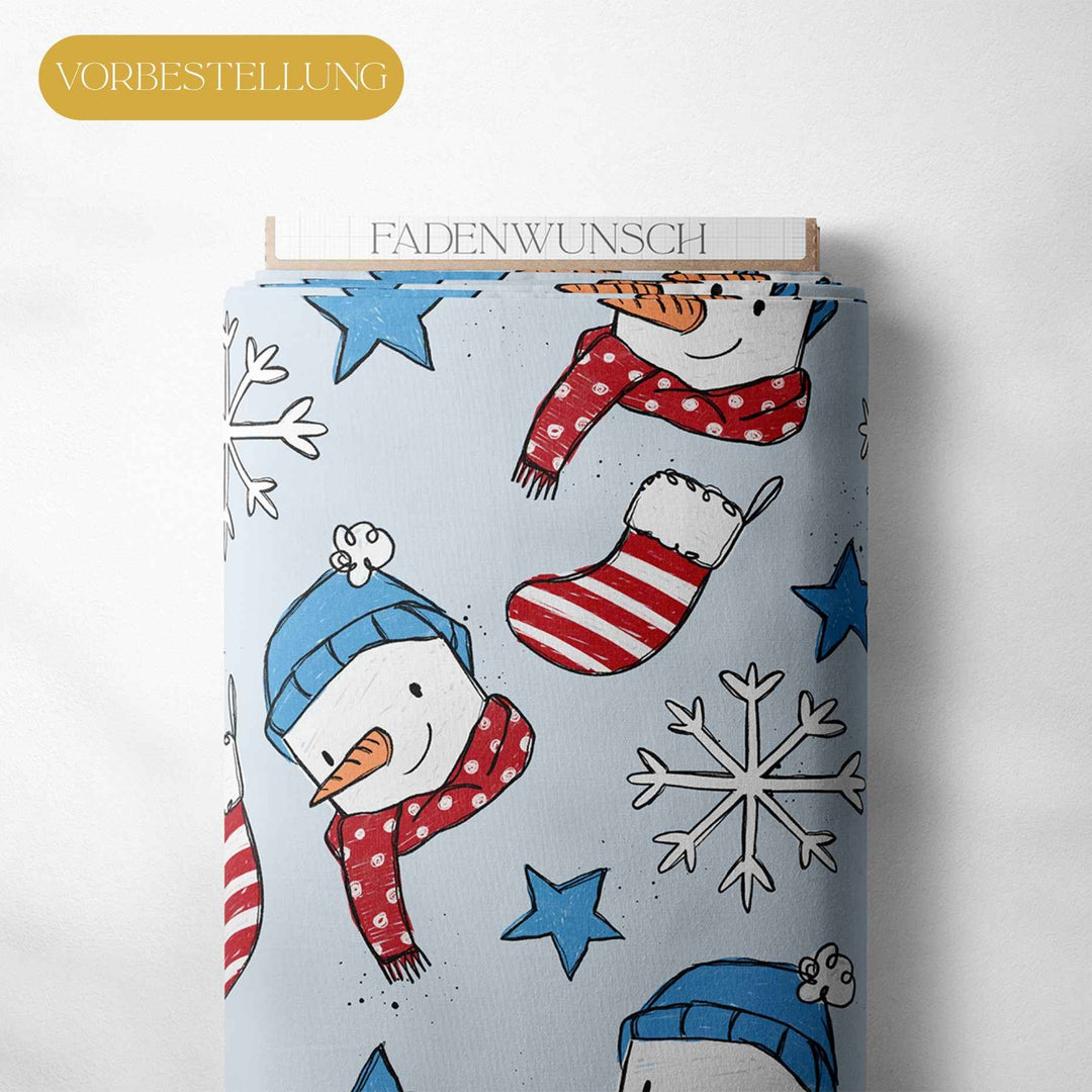 Vorbestellung | "Snow Scratch - Hellblau" fadenwunsch 