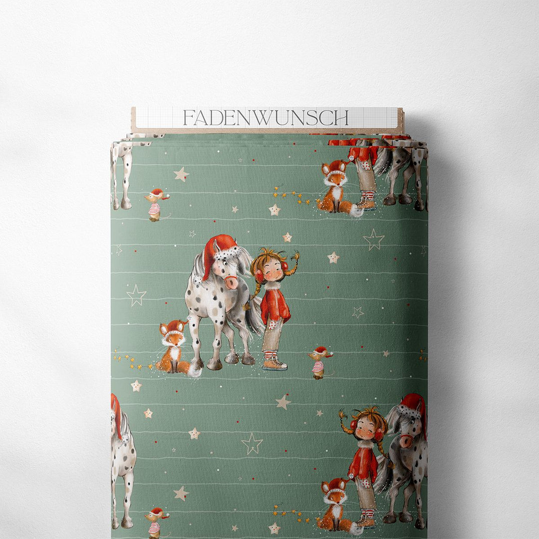 French Terry "Weihnachts-Lotte" fadenwunsch 