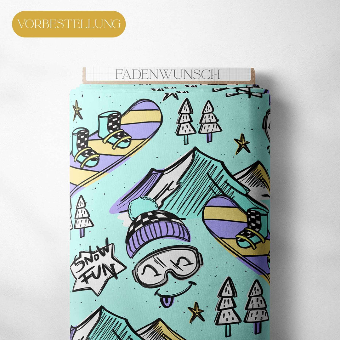 Vorbestellung | "Snow Fun - Mint" fadenwunsch 