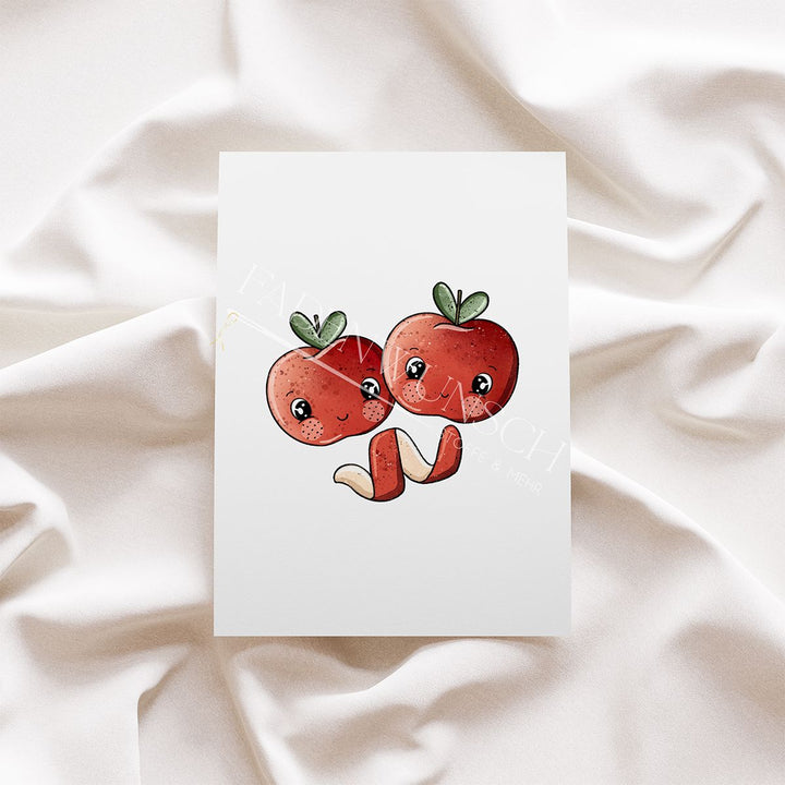 Vorbestellung | Bügelbild "Apfelies" fadenwunsch 