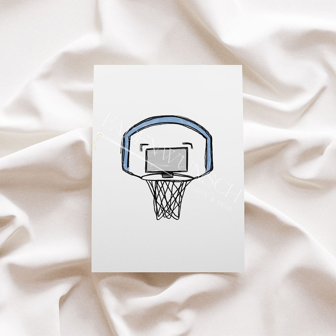 Vorbestellung | "Basketball - Basketballkorb" fadenwunsch 
