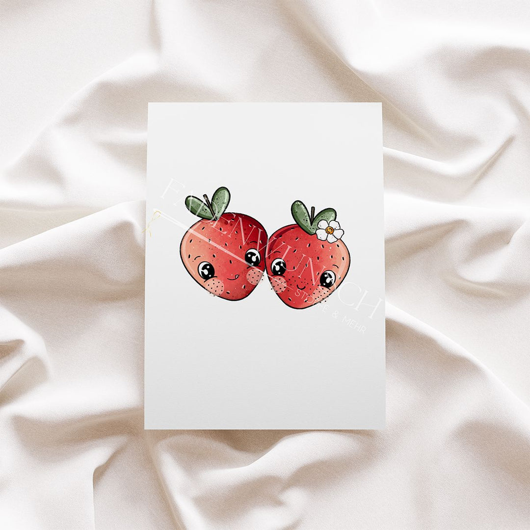 Vorbestellung | Bügelbild "Erdbeerlies" fadenwunsch 