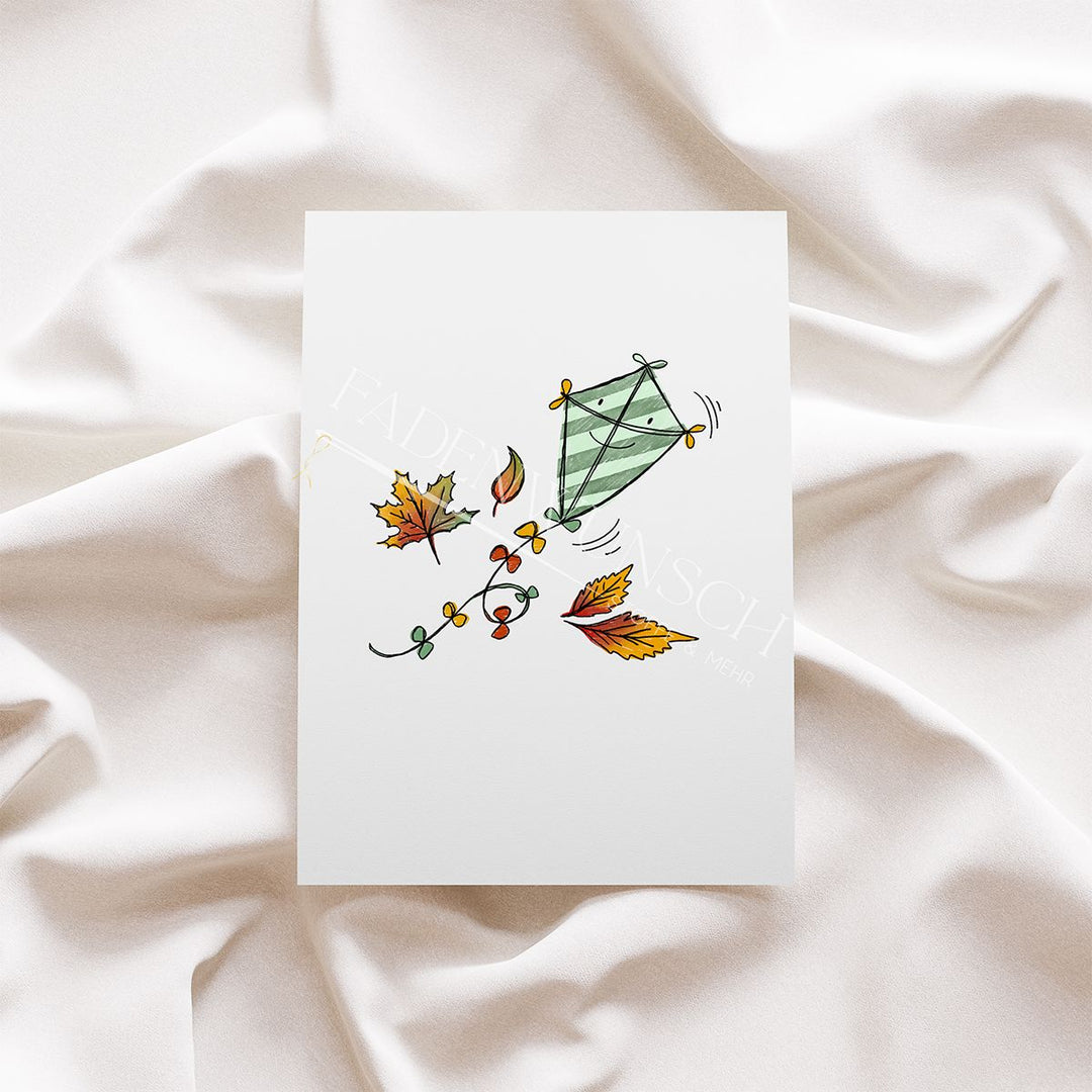 Vorbestellung | "Herbstflug - Beige" fadenwunsch 