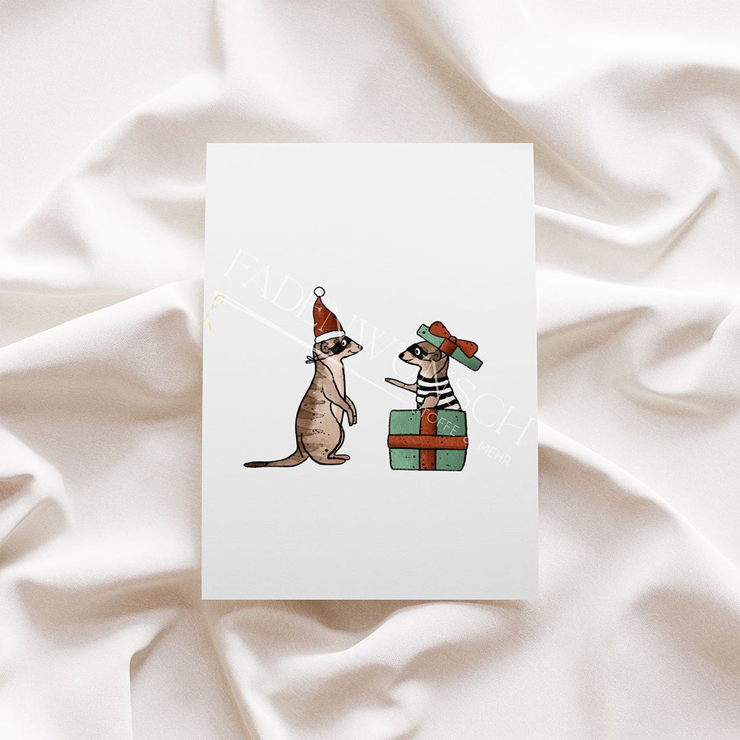 Vorbestellung | "Erdmännchen Karls X-Mas - Geschenk" fadenwunsch 