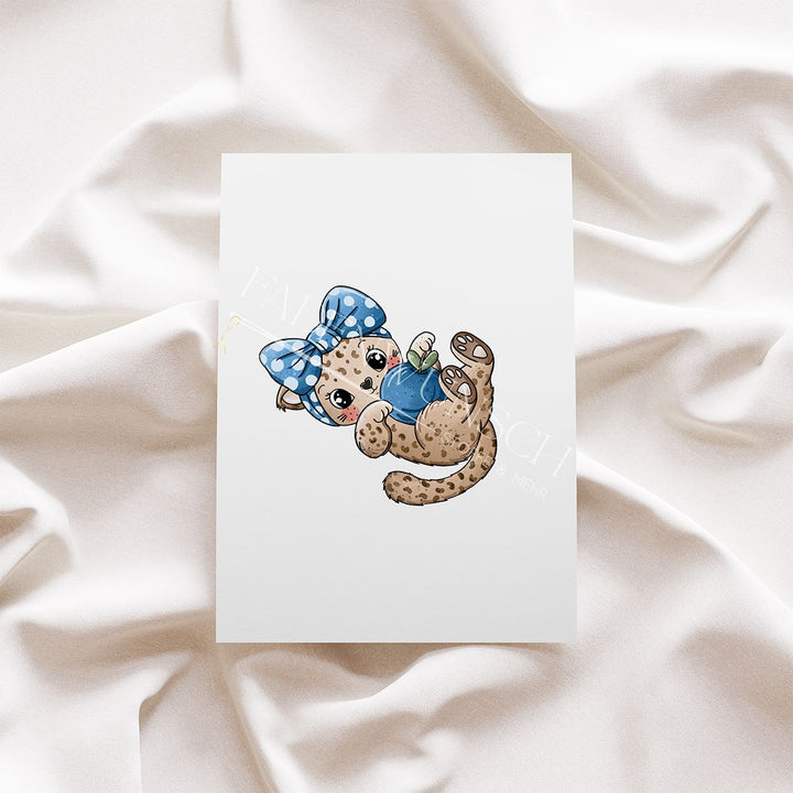 Vorbestellung | Bügelbild "Leo Blueberry" fadenwunsch 