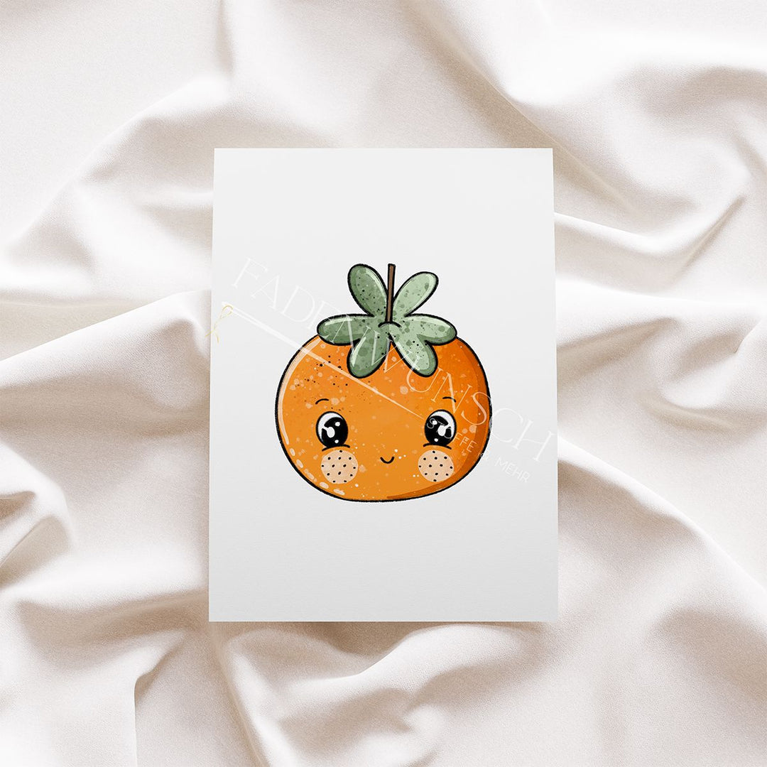 Vorbestellung | Bügelbild "Mandarine - ohne Brille" fadenwunsch 