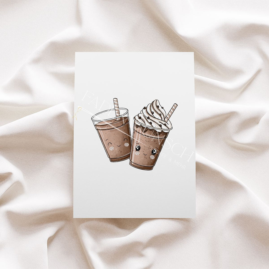 Vorbestellung | Bügelbild "Milchshake - Schoko" fadenwunsch 