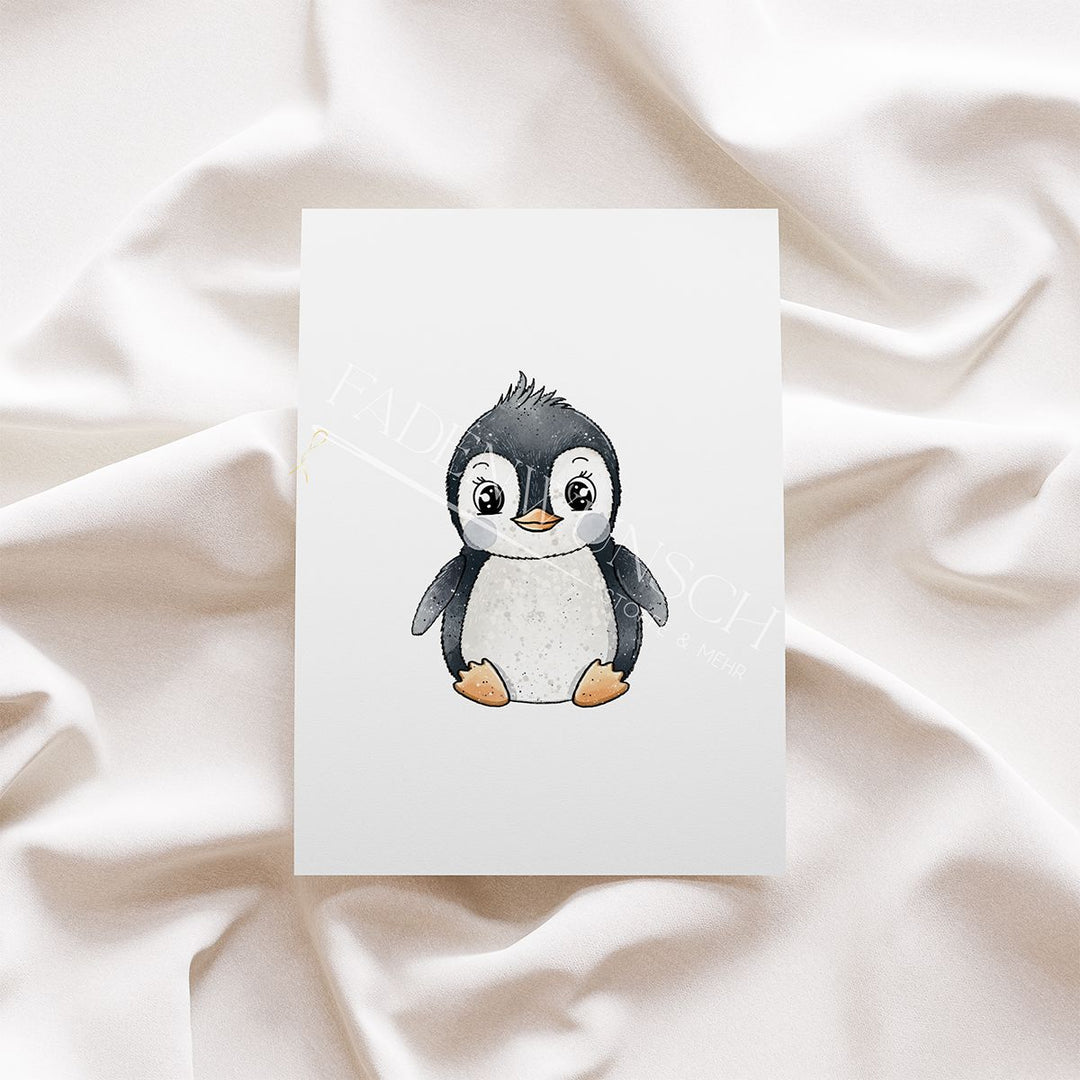Vorbestellung | Bügelbild "Pinguin" fadenwunsch 