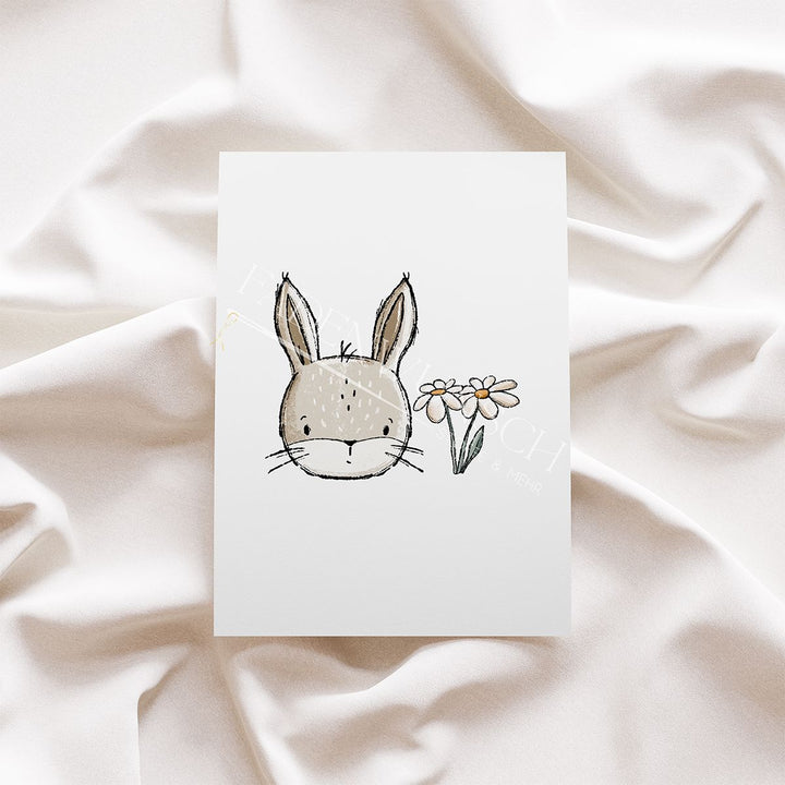 Vorbestellung | Bügelbild "Wiesen-Hase" fadenwunsch 