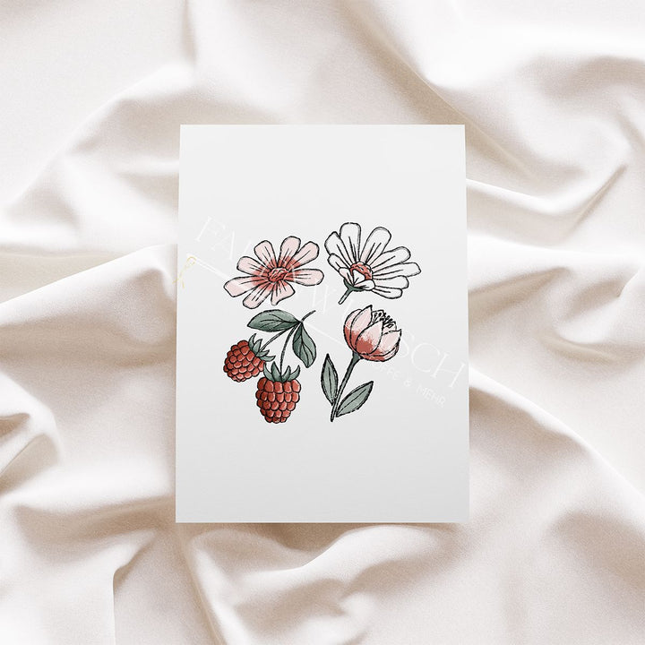 Vorbestellung | Bügelbild "Wiesengruss" fadenwunsch 