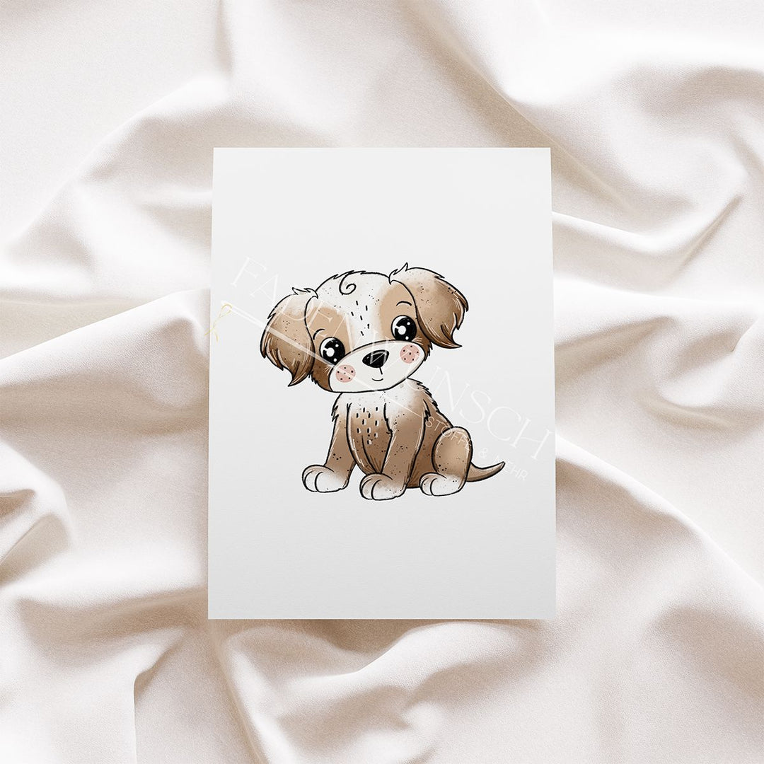 Vorbestellung | Bügelbild "Hund Wuffi" fadenwunsch 