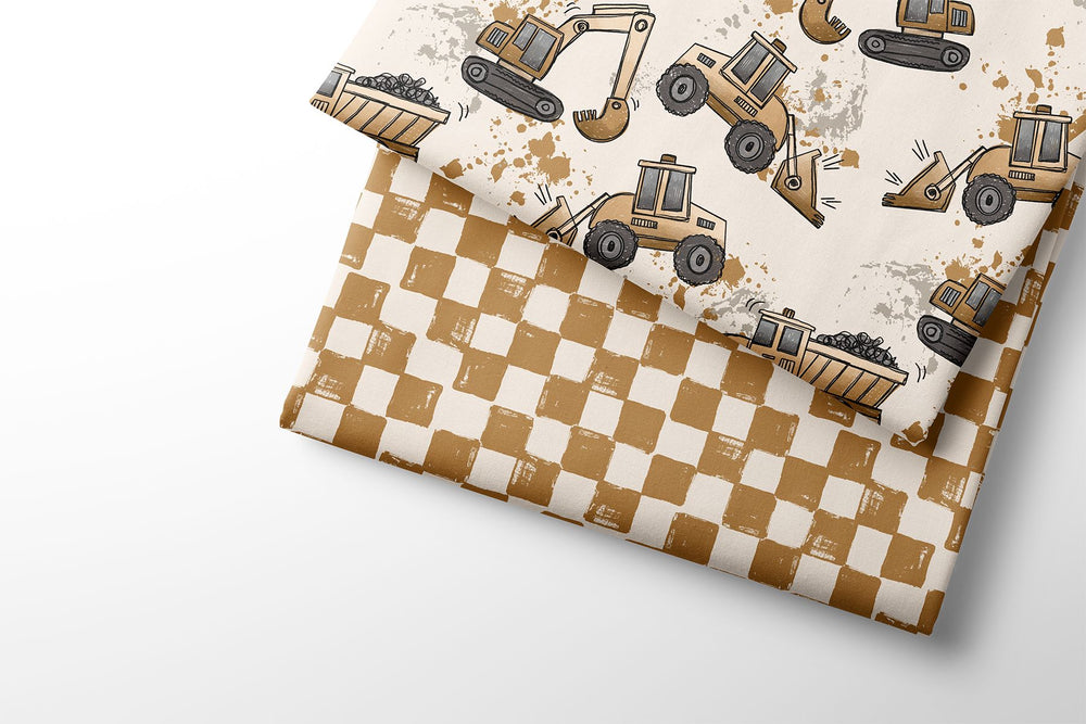 Vorbestellung | "Schachbrettmuster Beige Gold" fadenwunsch 