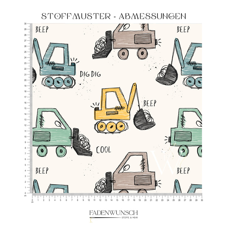 Vorbestellung | "Bagger Scratch" fadenwunsch 