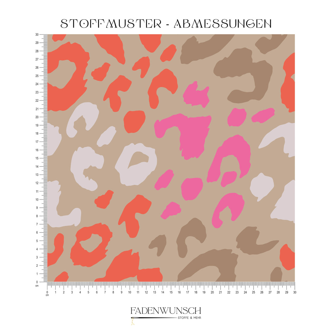 Vorbestellung | "Big Leo – Hot Sunset (Beige-Pink-Orange)" fadenwunsch 