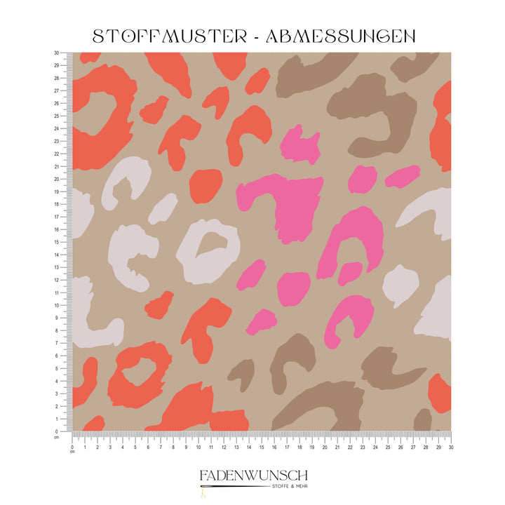 Vorbestellung | "Big Leo – Hot Sunset (Beige-Pink-Orange)" fadenwunsch 