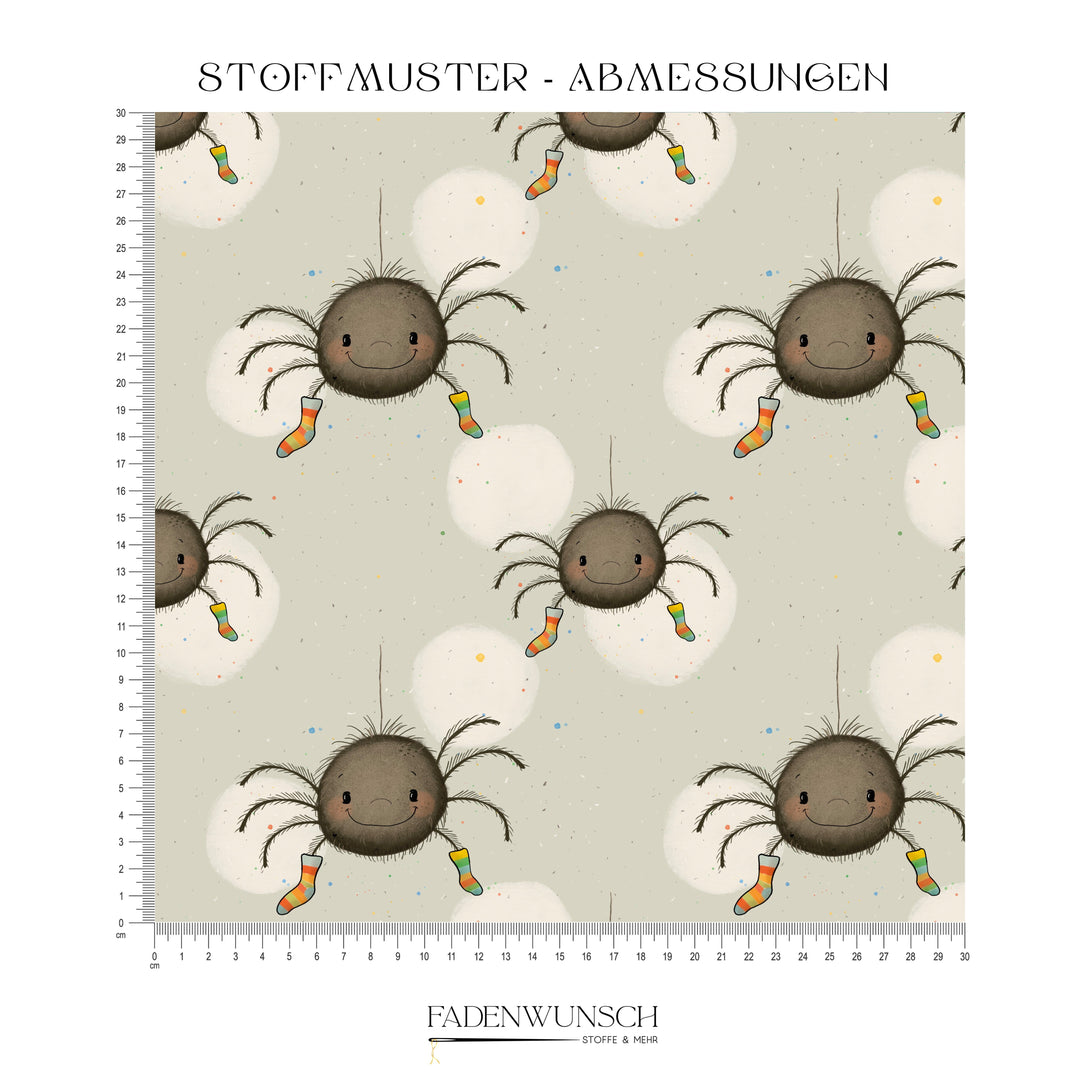 Vorbestellung | French Terry "Kleine Spinne" fadenwunsch 