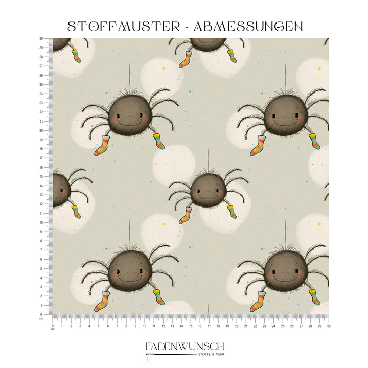 Vorbestellung | French Terry "Kleine Spinne" fadenwunsch 