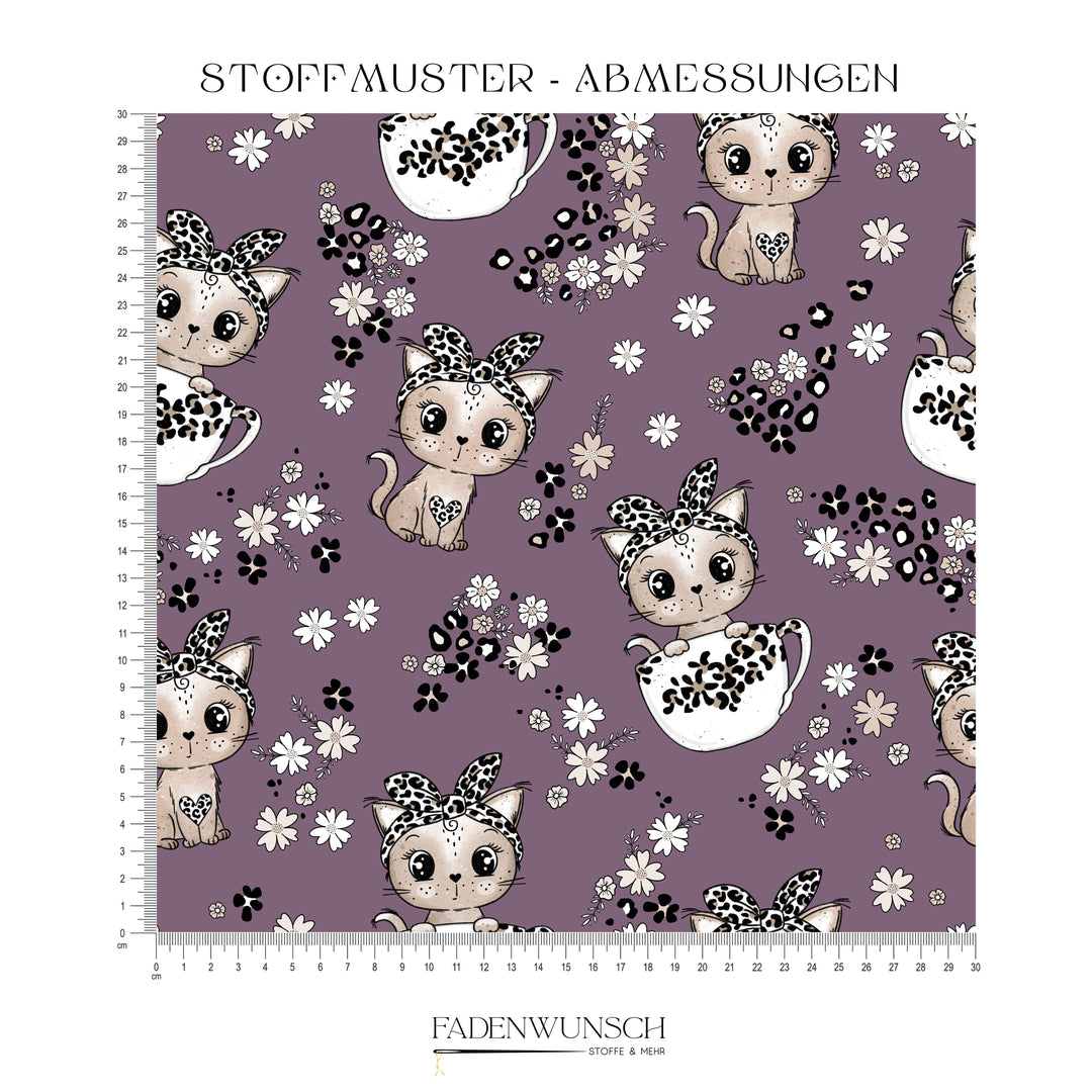 Vorbestellung | "Tassenkitty - Leo Lila" fadenwunsch 