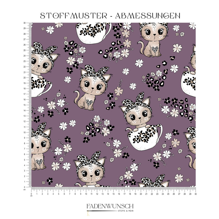 Vorbestellung | "Tassenkitty - Leo Lila" fadenwunsch 