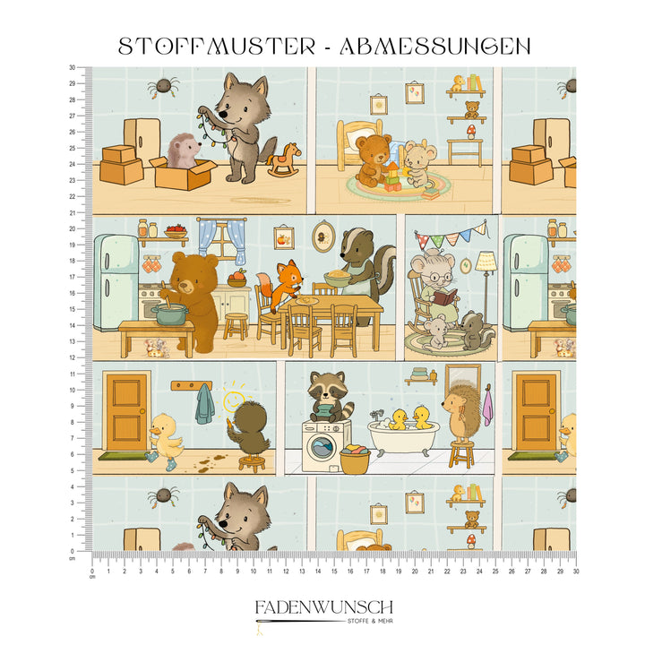 Vorbestellung | "Wimmelstoff Alltag" fadenwunsch 