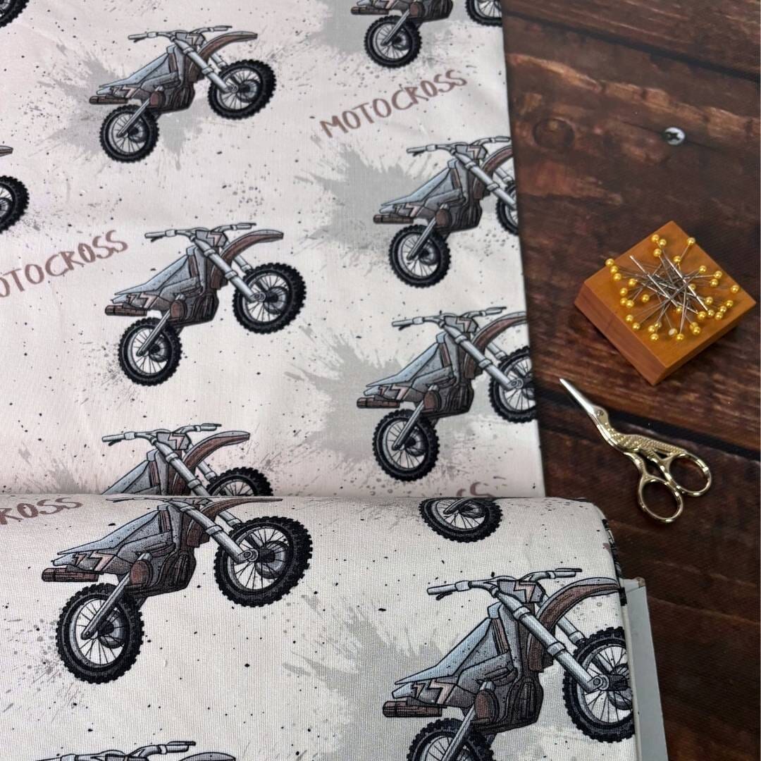 Bio-French-Terry Motorcross Beige fadenwunsch 