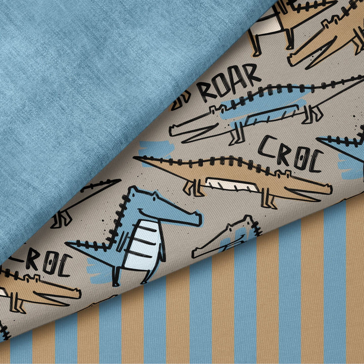Vorbestellung | "Roar Croc Blau" fadenwunsch 
